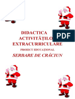 Serbare de Crăciun - Didactica Activităților Extracurriculare