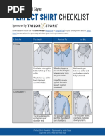 Jos. A. Bank Sizing Guide | PDF | Fashion | Softlines (Retail)