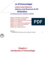 Cours Immunologie PR Mohammed El Azami El Idrissi (FMPF)