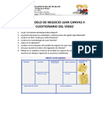 FICHA DE TRABAJO - S14 - Mi Modelo de Negocio Lean Canvas II 1° y 2°