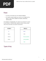 1DBMS Keys - Primary, Foreign, Candidate and Super Key - Javatpoint PDF