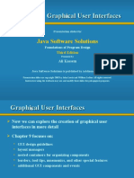 Chapter 9: Graphical User Interfaces