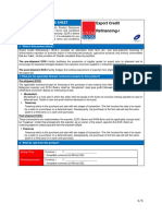 Product Disclosure Sheet: Export Credit Refinancing-I