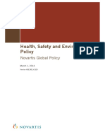 Health, Safety and Environment Policy