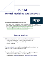 Formal Modeling and Analysis: Prism