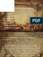 Kondisi Sosial, Ekonomi Dan Politik Di Indonesia