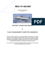PMDG 747-400/400F: Aircraft Operating Manual & Flight Management Computer Handbook