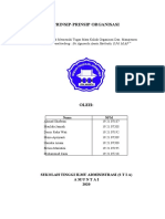 Makalah Perinsip-Prinsip Organisasi