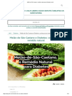 Melão de São Caetano_ remédio natural para Diabetes _ Jolivi