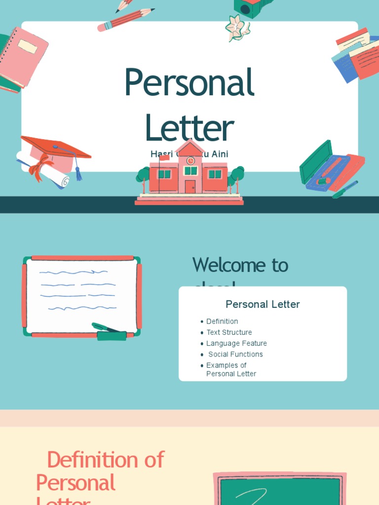 Understanding Personal Letters | PDF | Grammatical Tense | Linguistic ...