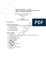 Estructura Ley Orgánica PDF