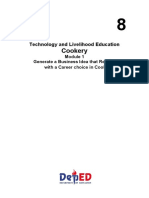 Cookery: Technology and Livelihood Education