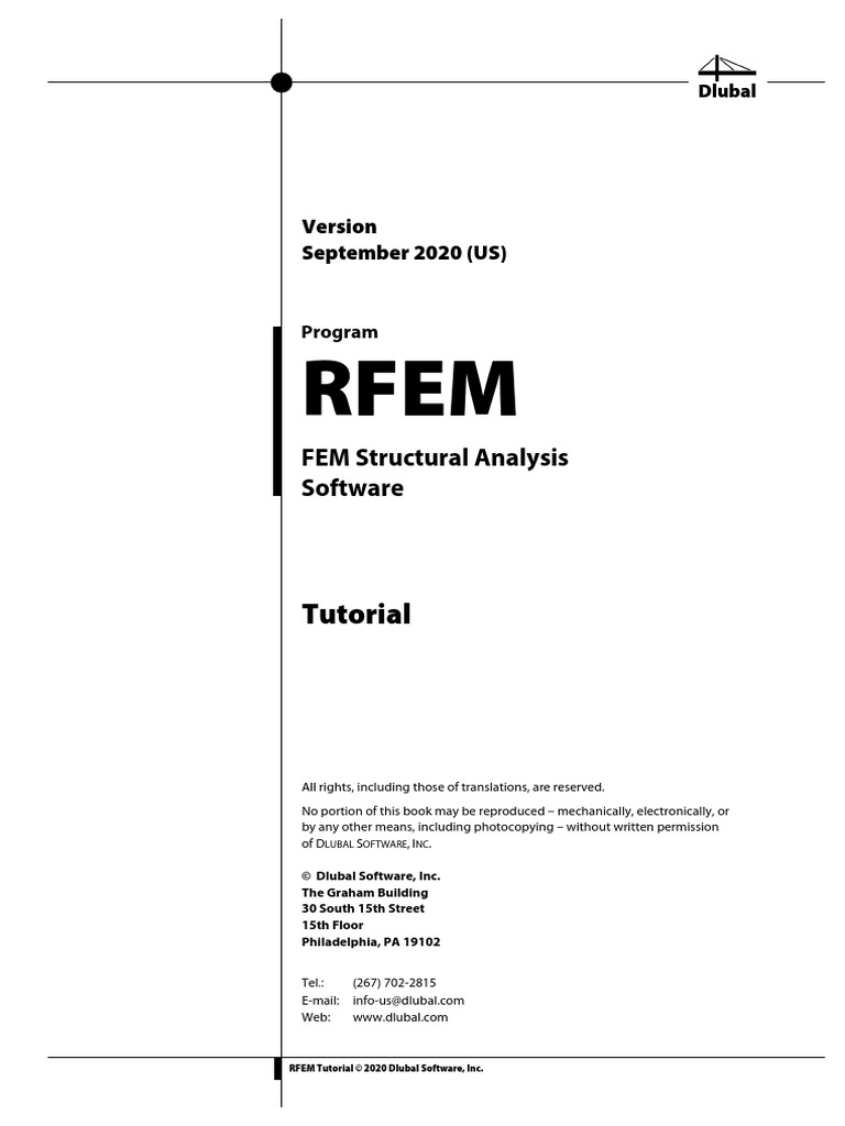Rfem 5 Tutorial en Us | PDF | Button (Computing) | Dialog Box