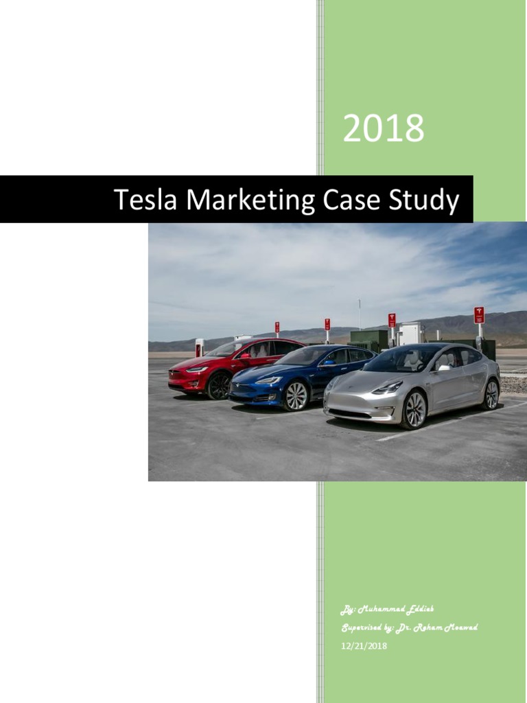 Tesla Marketing Case Study Overview | PDF | Electric Vehicle | Electric Car