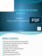 Chapter 2 - HISTORY & DEVELOPMENT OF PUBLIC RELATIONS