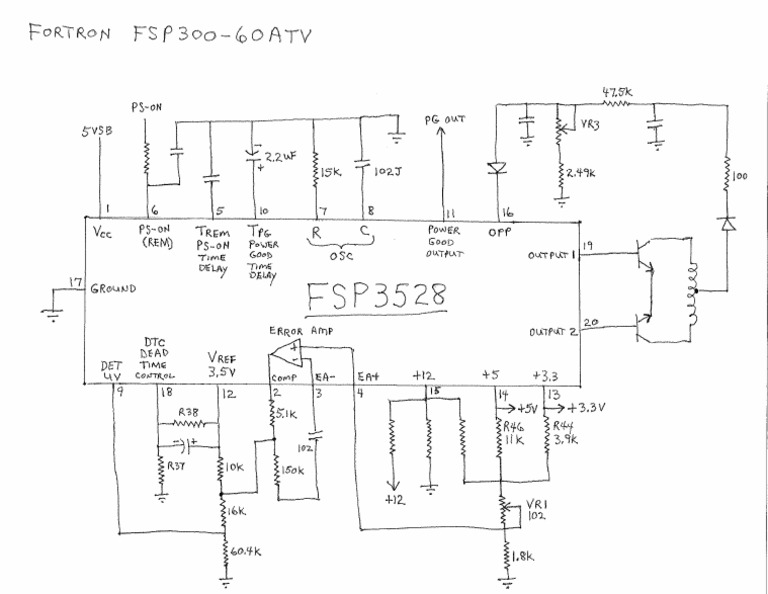 FSP3528 PWM Chip Circuit | PDF