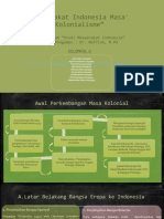 Masyarakat Indonesia Masa Kolonialisme