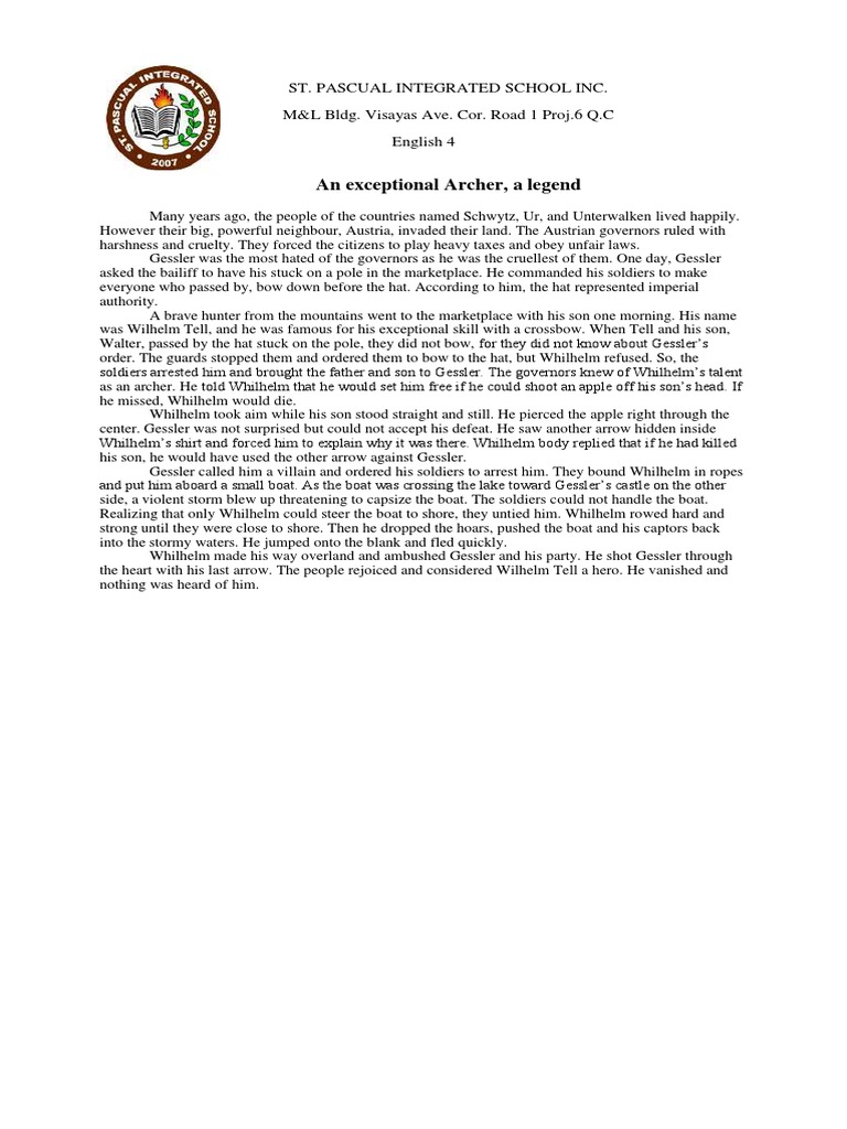 An Exceptional Archer PDF Violence