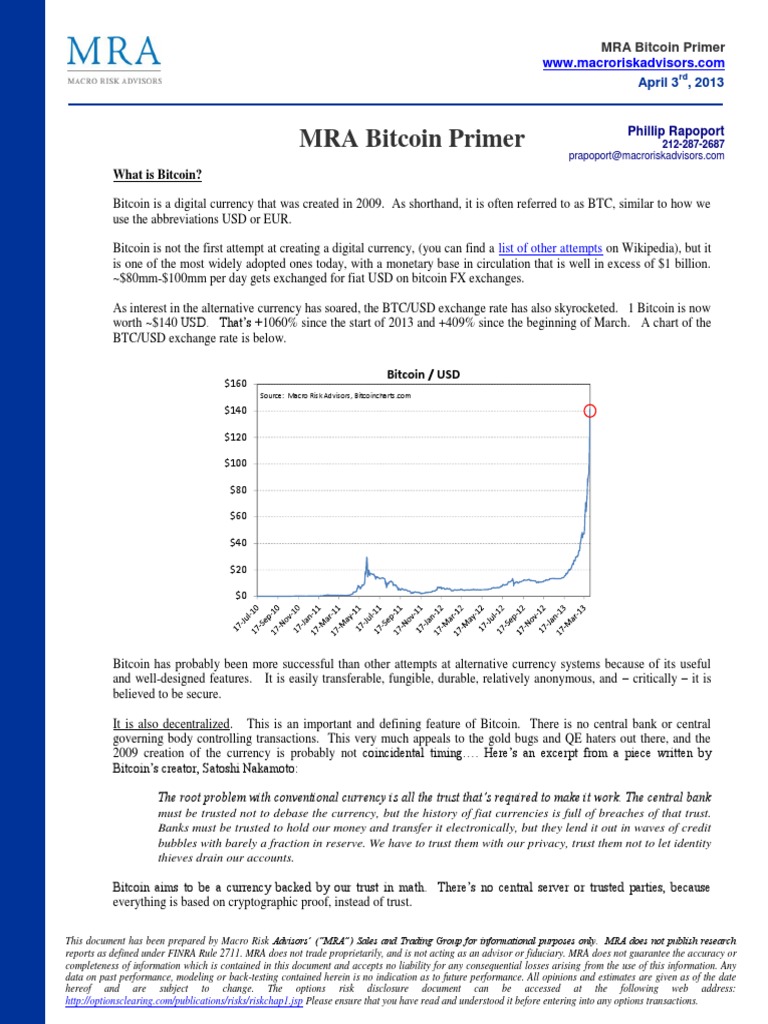 Bitcoin Primer BTC PDF | PDF | Bitcoin | Currency