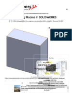 Making Macros in SOLIDWORKS - Engineers Rule PDF