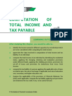 Computation of Total Income and Tax Payable PDF