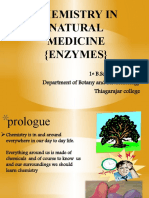 Chemistry in Natural Medicine (Enzymes)