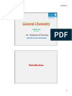 General Chemistry: Dr. Mohamed El-Newehy