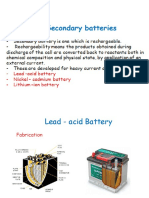 secondary batteries