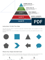 Escalation Matrix 5 Levels Free Pyramid PowerPoint Template