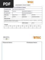 Assignment 2 Front Sheet: Qualification BTEC Level 5 HND Diploma in Computing Unit Number and Title Submission Date