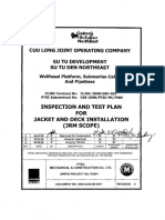 2005-4100-0R-0011 - Rev0 - ITP For Jacket and Deck Installation (JRM Scope) - Approved Printed