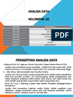 Metoda Analisa Data Pangan Dan Gizi