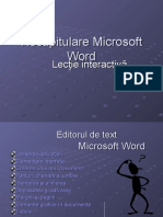 Prezentare Generala Microsoft - Word