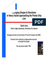 Changing Shapes & Structures in Heavy Nuclei Approaching The Proton Drip Line