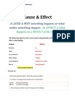 Cause & Effect Materials and Practice