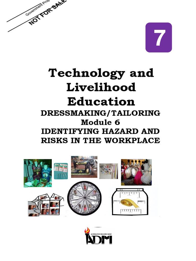 Technology and Livelihood Education Dressmaking/Tailoring Identifying
