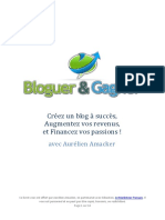 Livret Formation Bloguer Gagner