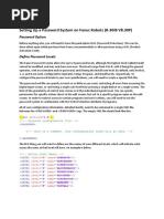 Fanuc Robot Password System Setup Guide | PDF | Usb Flash Drive | Password