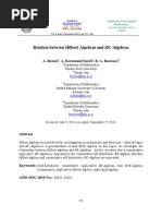 Relation Between Hilbert Algebras and BE-Algebras: A. Rezaei, A. Borumand Saeid, R. A. Borzooei