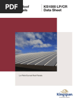 Kingspan ks1000rw Trapezoidal Roof Panel Data Sheet en Au | PDF | Roof ...