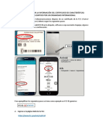 Pasos para Buscar La Información Del Certificado de Características Técnicas1 PDF