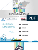 Shipment Lime-Stone: Lamongan Shorebase - Tuban Tj. Awar Awar