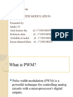 Presentation On Pulse Width Modulation