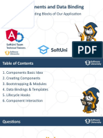 Components and Data Binding: The Building Blocks of Our Application