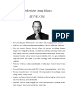 Kisah Sukses Orang Didunia Steve Jobs