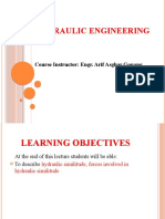 Hydraulic Engineering Course and Model Testing