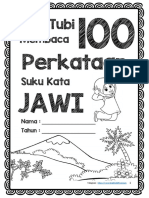 6 Set 1 Latih Tubi Membaca 100 Perkataan Suku Kata Jawi 22ms PDF