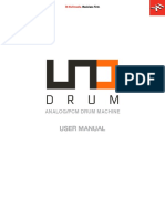 User Manual: Analog/Pcm Drum Machine