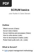 SCRUM Basics: Julie Rudder & Claire Stewart