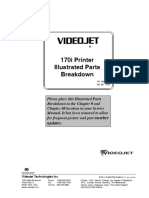 VideoJet Excel 170i Illustrated Parts Breakdown